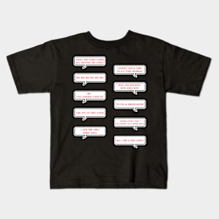Pack Stray Kids quotes Kids T-Shirt